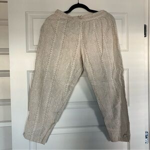 Linen Wide Leg Womens Pants Size Medium 2026-1e10